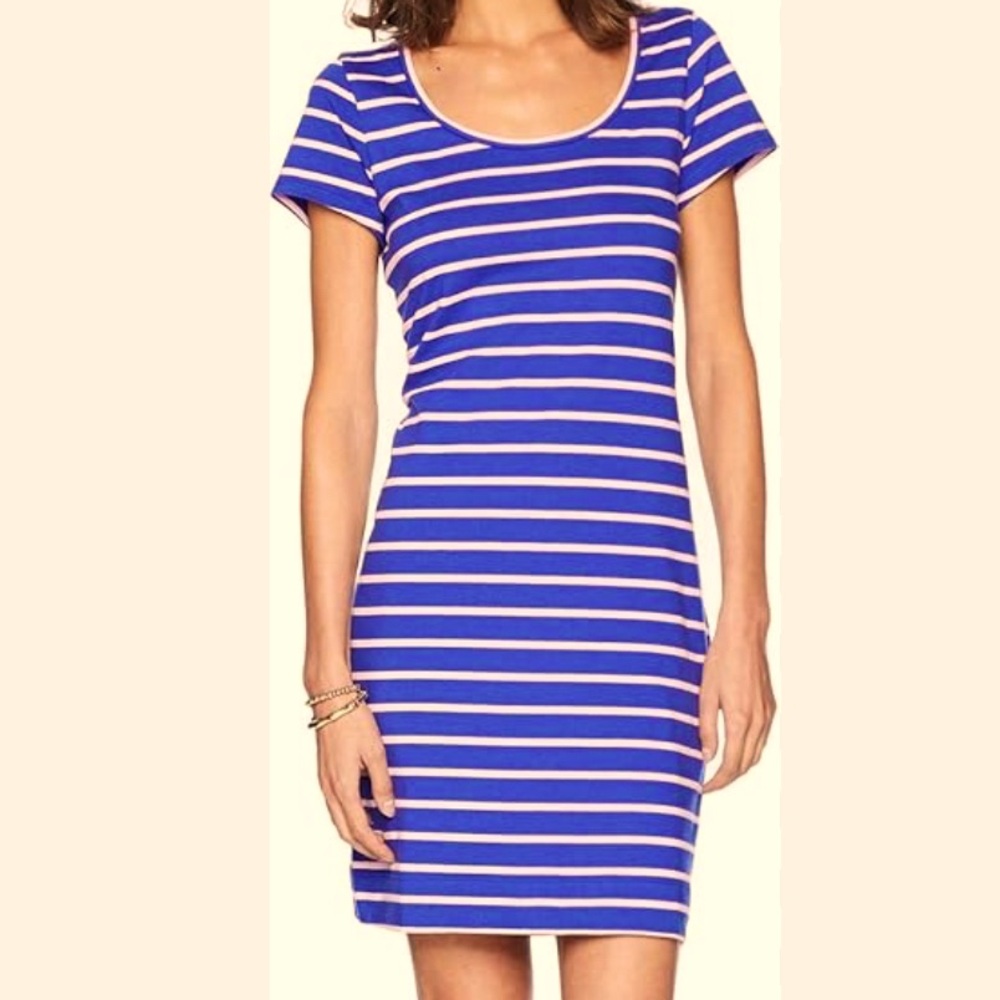 Lilly Pulitzer Striped Navy and Pink Dress